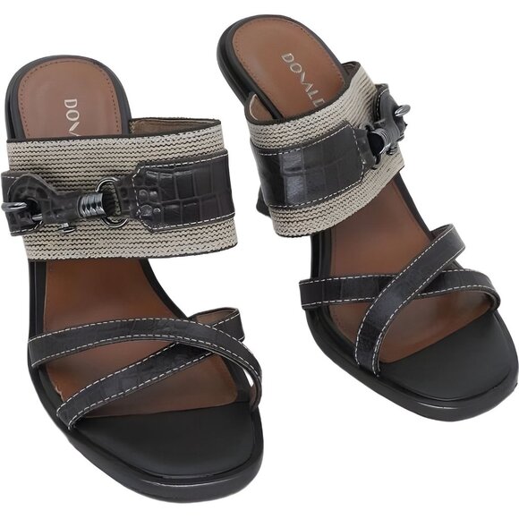 Donald Pliner Erica Dark Brown Sandal - Premium Comfort - Size 5.5 - Picture 1 of 6